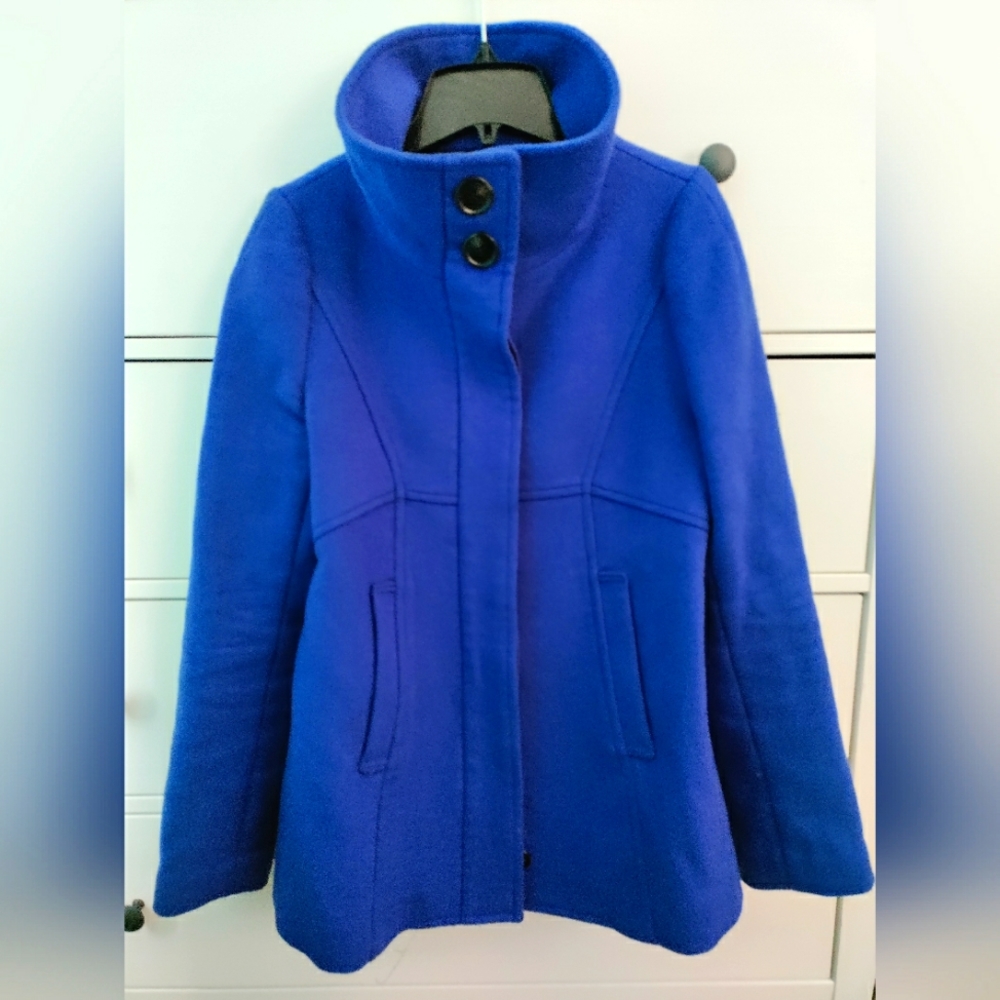 Royal Blue Wool Coat 💙 (SIZE Europe 38, US 6)